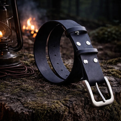 Opasok z pravej kože: model Bushcraft - 4,5-5 mm – CraftPoint