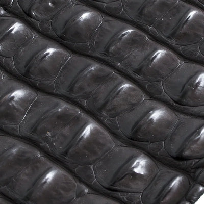 Krokodília koža - hornback backstrap - tmavohnedá – CraftPoint