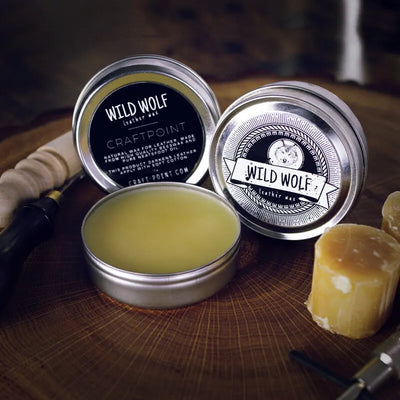 Wild Wolf Leather Wax - Prírodný vosk na kožu - 50 ml – CraftPoint