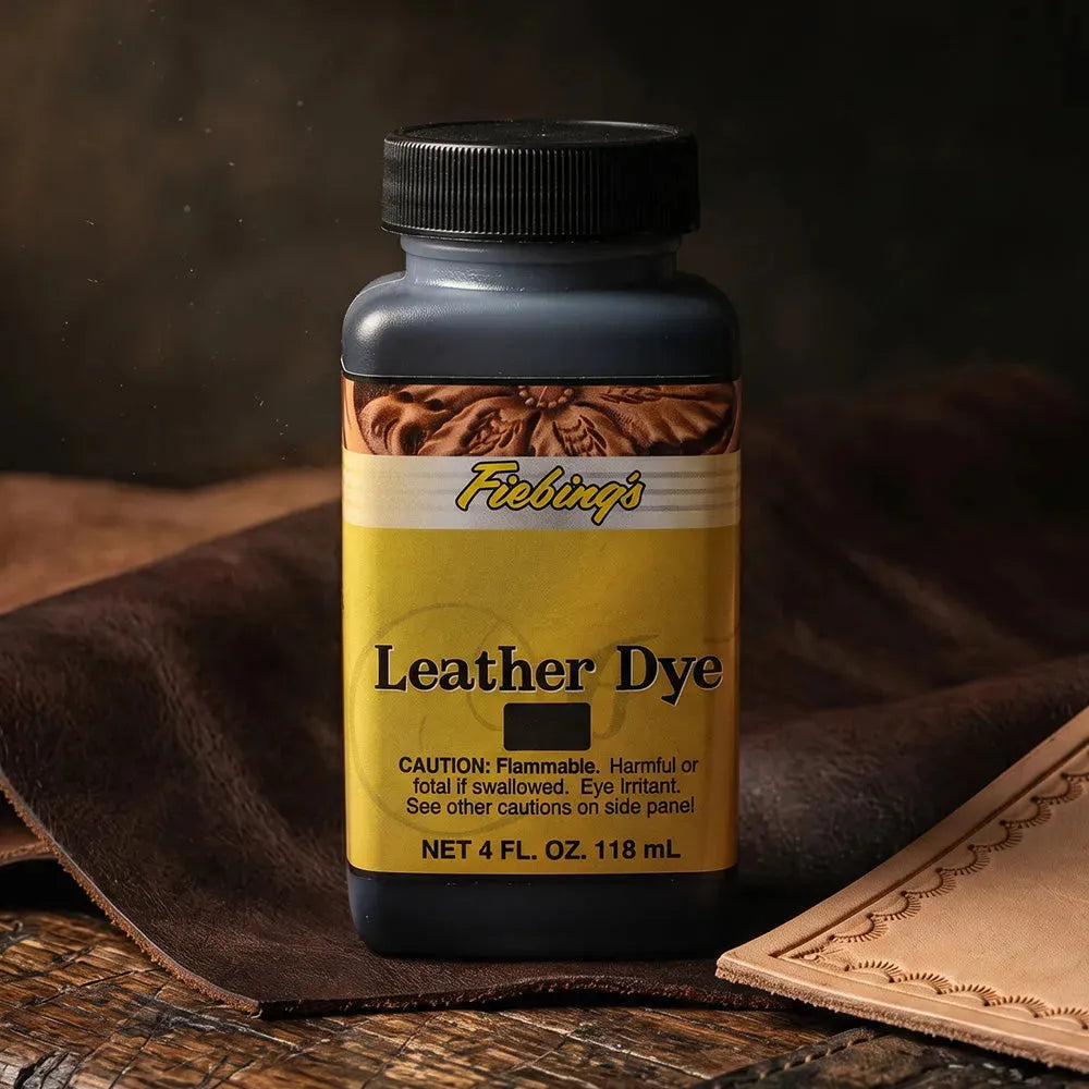 Fiebing's Leather Dye - Czarna farba do skóry - 118 ml – CraftPoint