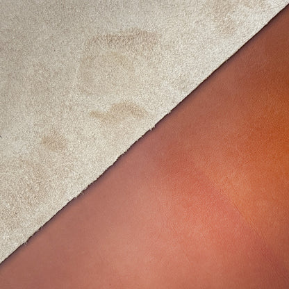Prírodná koža Nappa - 1,2 mm - chrómovo činená - hnedá
