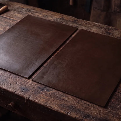 Prírodná koža Nappa - 1,2 mm - chrómovo činená - hnedá – CraftPoint