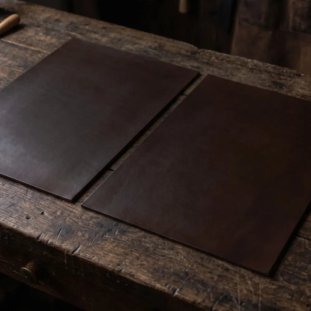 Prírodná koža Nappa - 1,2 mm - chrómovo činená - tmavohnedá – CraftPoint