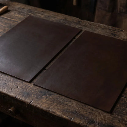 Prírodná koža Nappa - 1,2 mm - chrómovo činená - tmavohnedá – CraftPoint